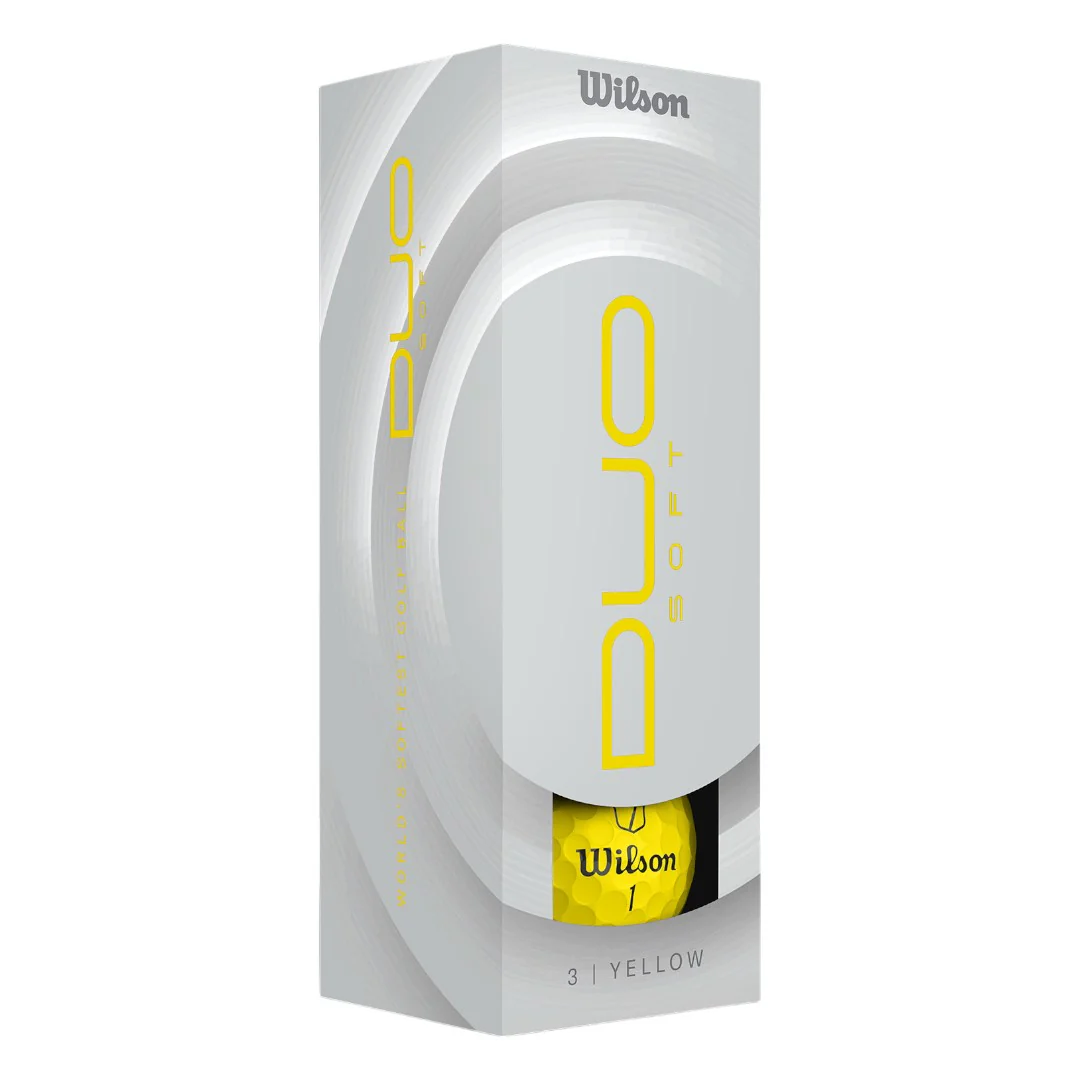 Wilson Duo Soft Golf Balls | Yellow - Image 4