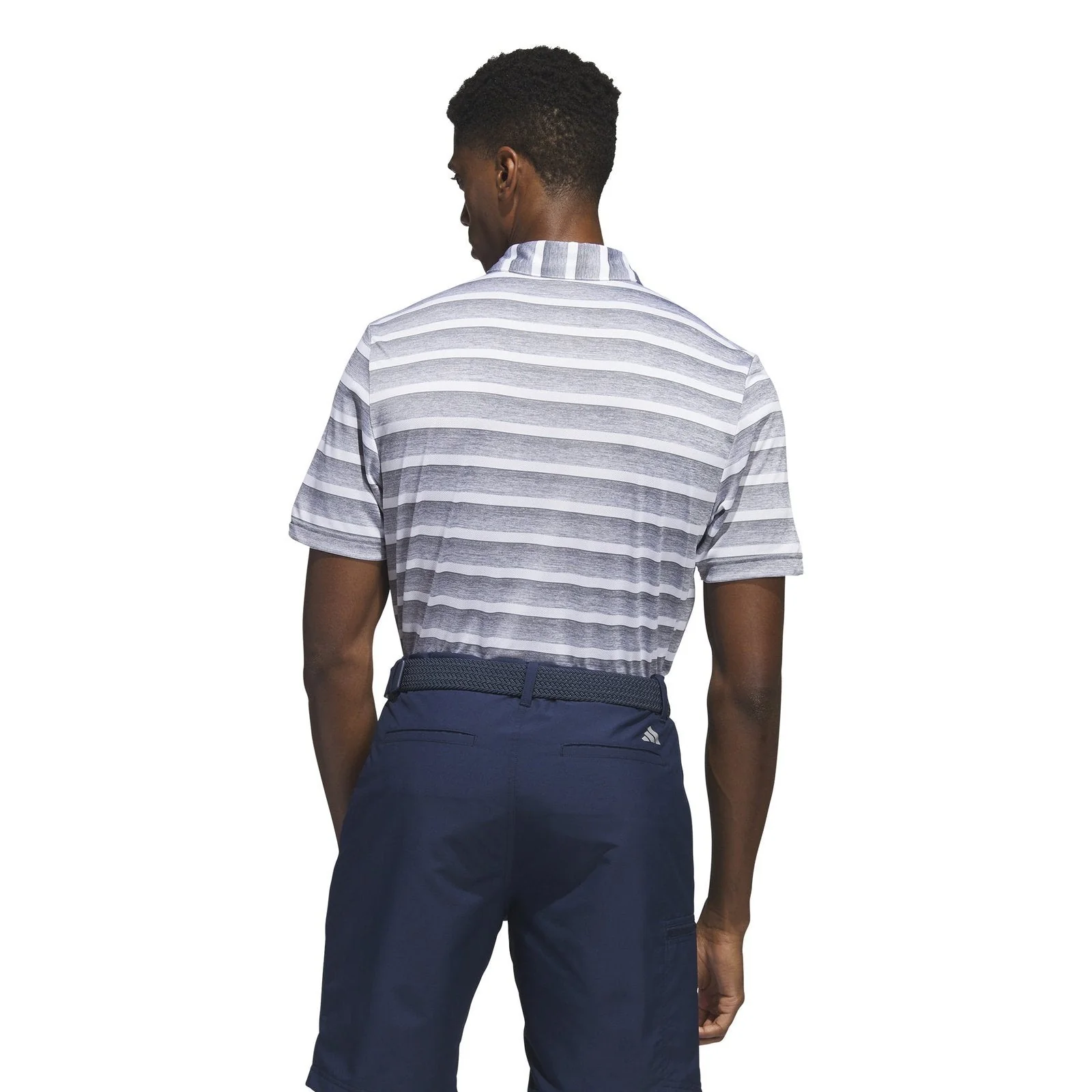 adidas 2-Colour Stripe Golf Polo Shirt IA5444 - Image 4