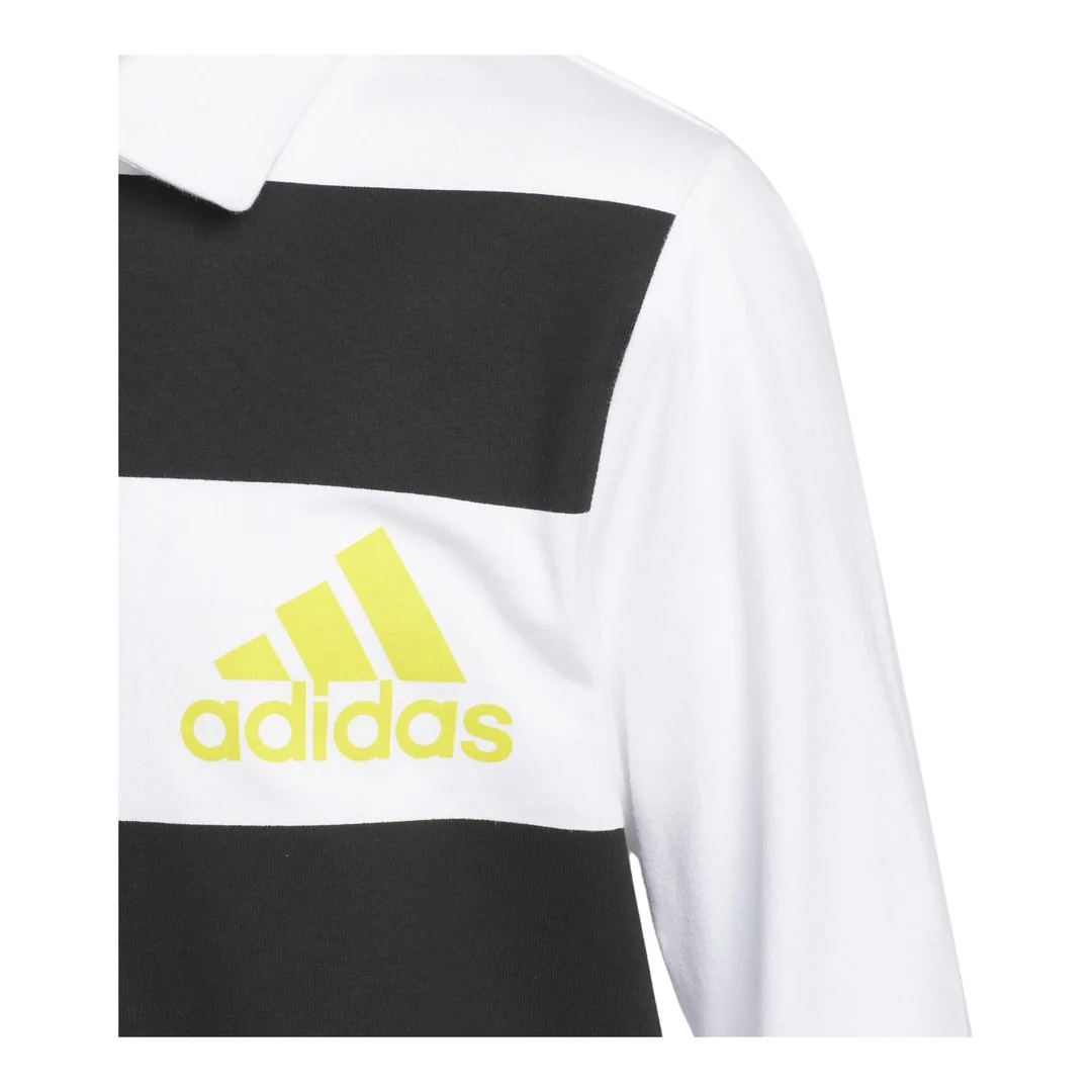 Junior adidas Rugby Golf Polo Shirt HD1067 - Image 3