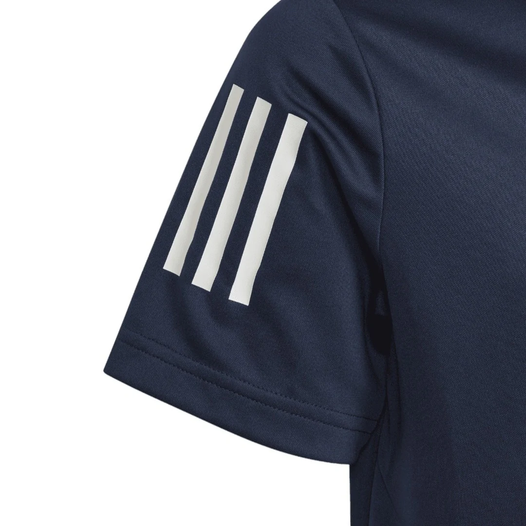 Junior adidas 3-Stripe Golf Polo Shirt FI8674 - Image 2