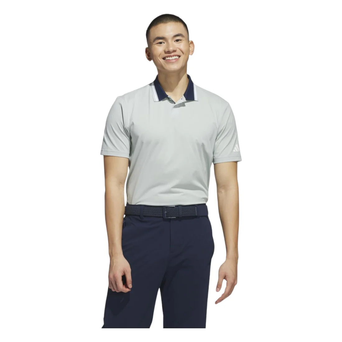adidas Beyond Twist Knit Golf Polo Shirt IM7865 - Image 2