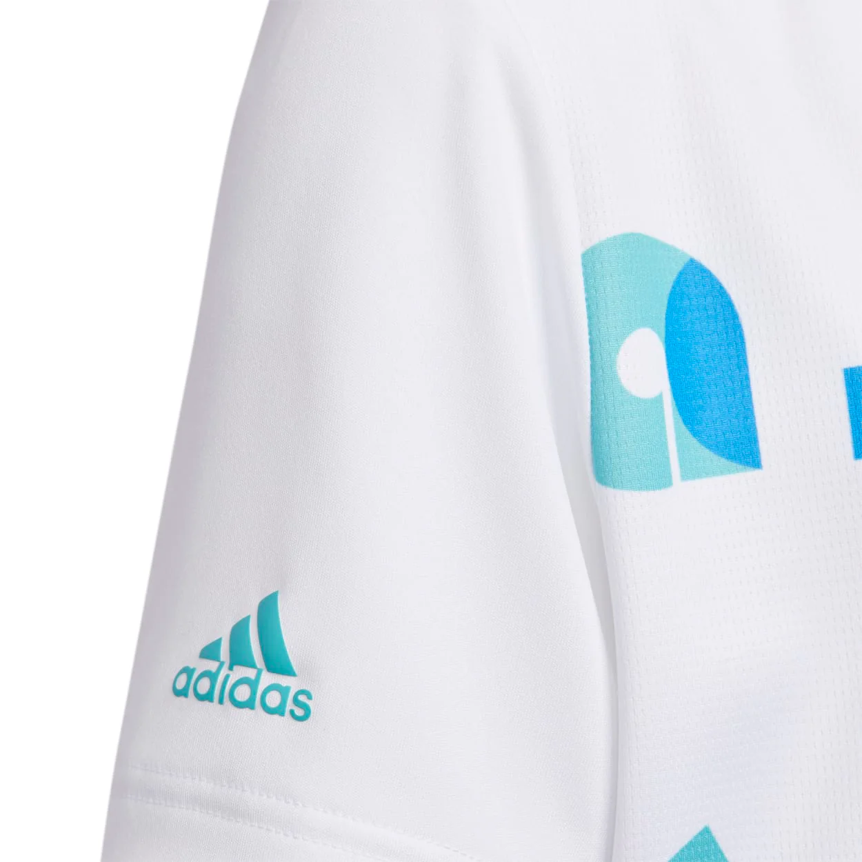Junior adidas Graphic Print Golf Polo Shirt HC0250 - Image 3