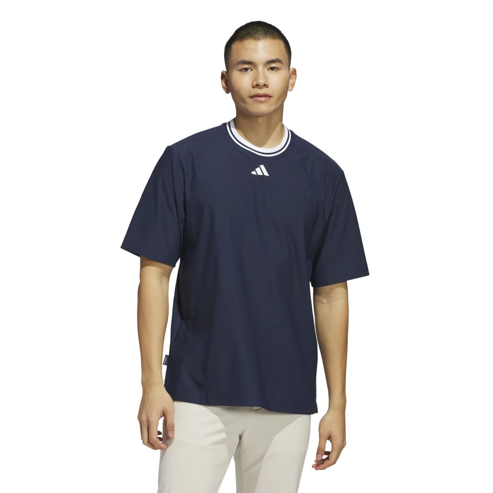 adidas Beyond Mock Golf Polo Shirt JF4870 - Image 2