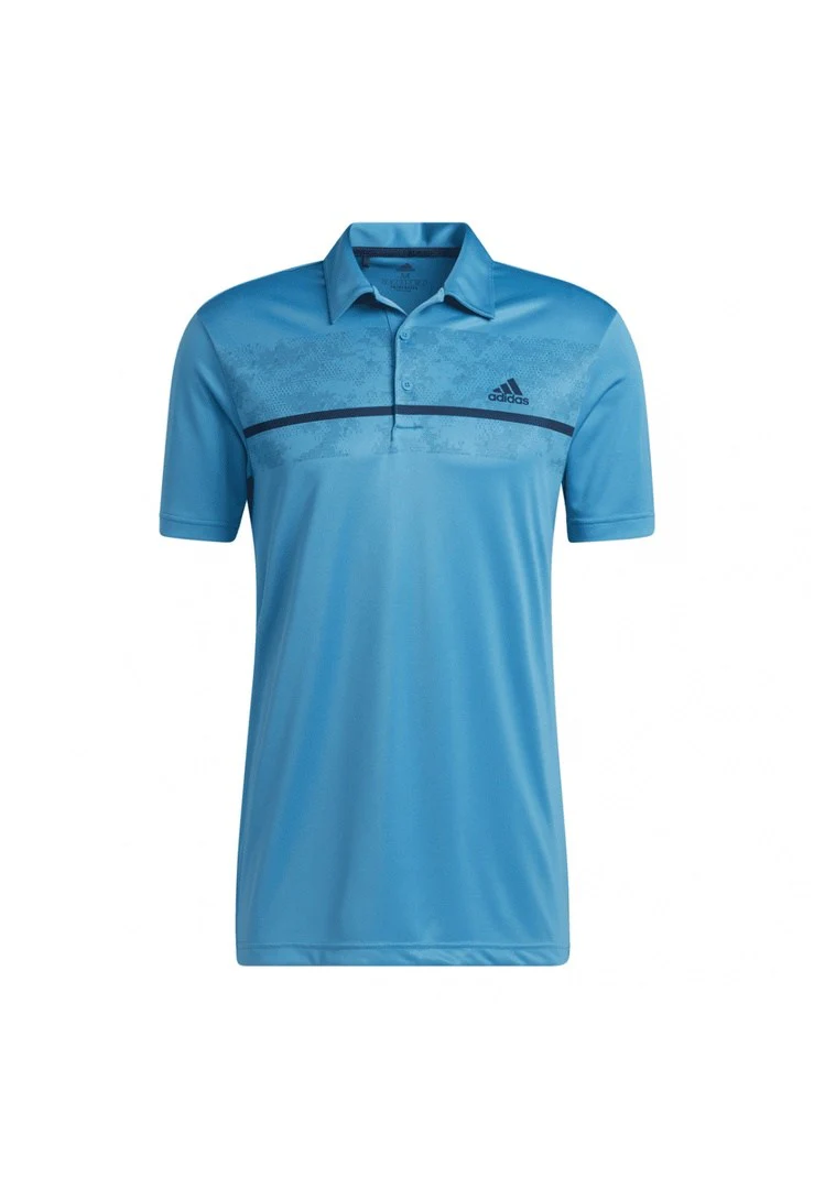 adidas Chest Print Golf Polo Shirt H36252 - Image 3