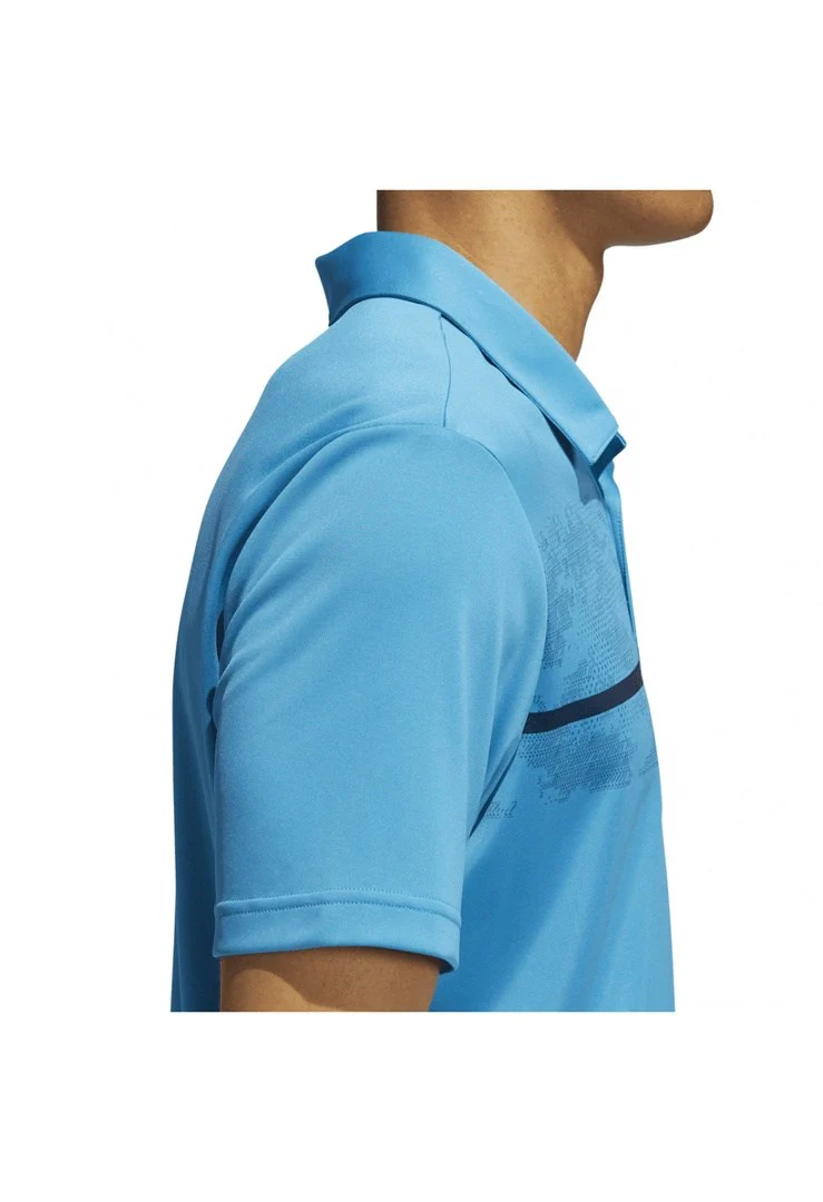 adidas Chest Print Golf Polo Shirt H36252 - Image 6