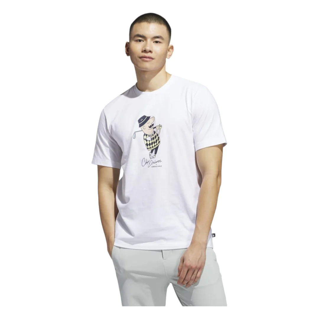 adidas Chip Classic Tee Golf Shirt JJ4202 - Image 2