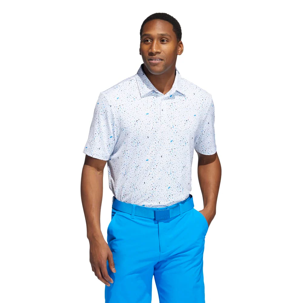 adidas Flag-Print Golf Shirt HA6123 - Image 2