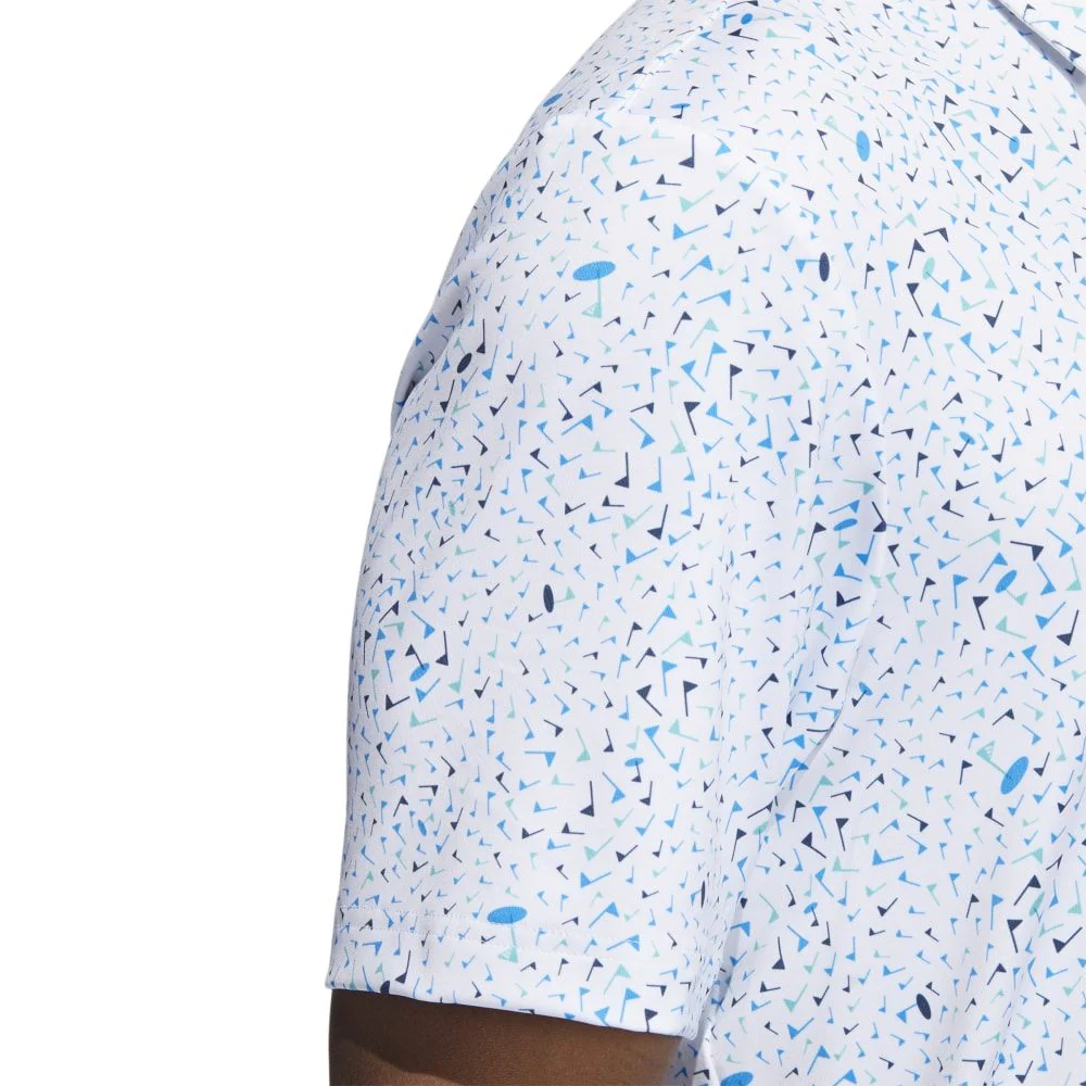 adidas Flag-Print Golf Shirt HA6123 - Image 8