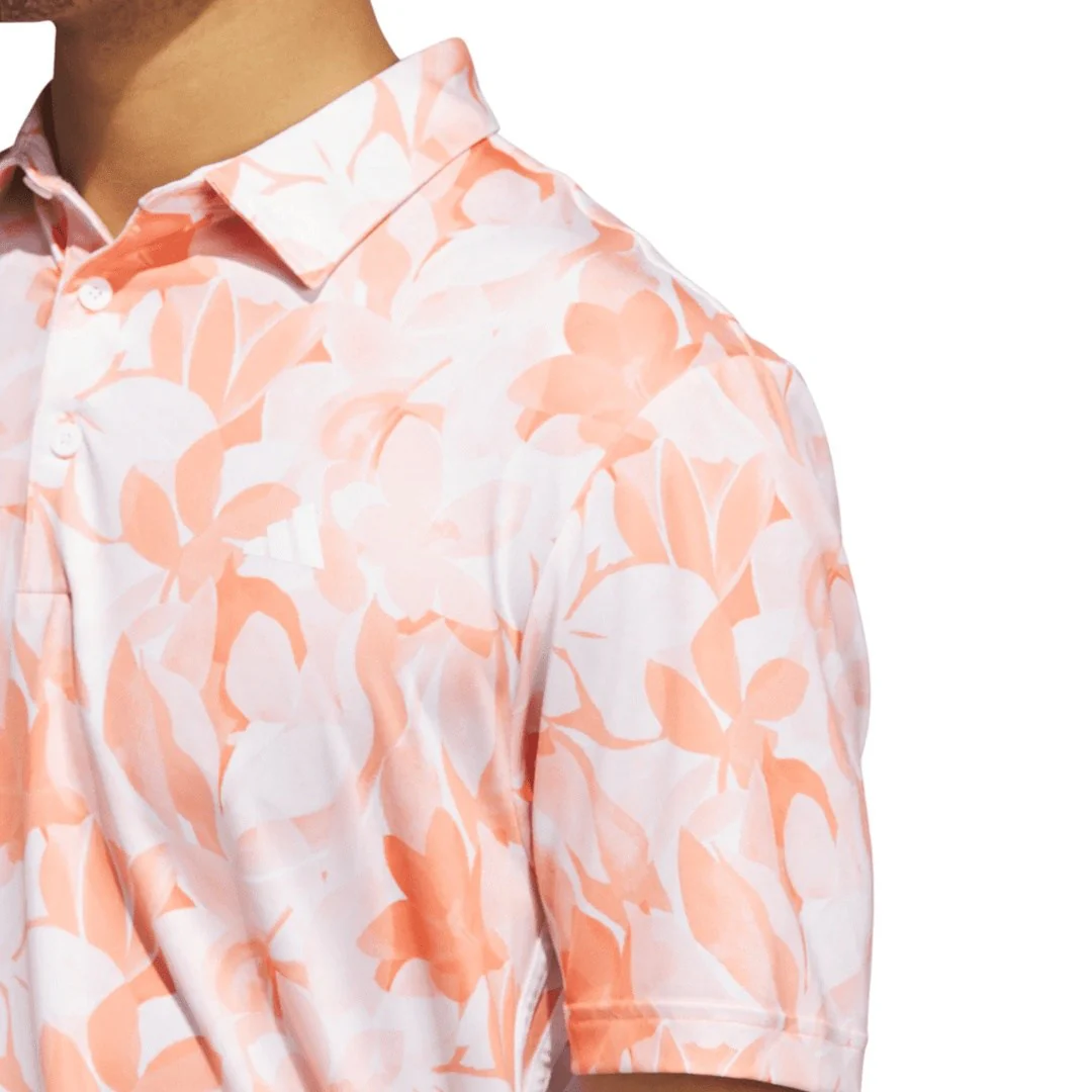 adidas Floral Golf Polo Shirt HY5372 - Image 2