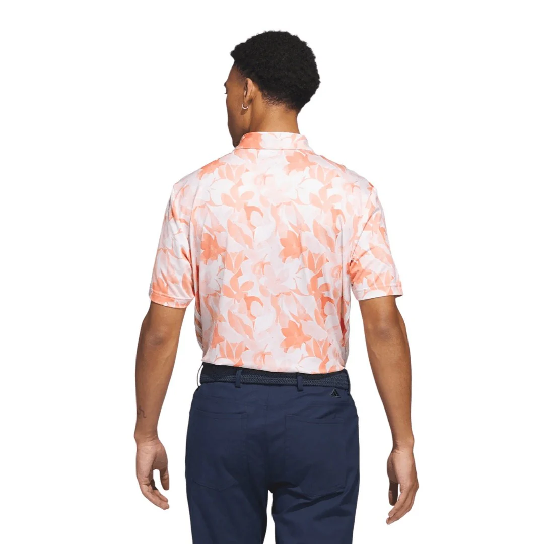 adidas Floral Golf Polo Shirt HY5372 - Image 3