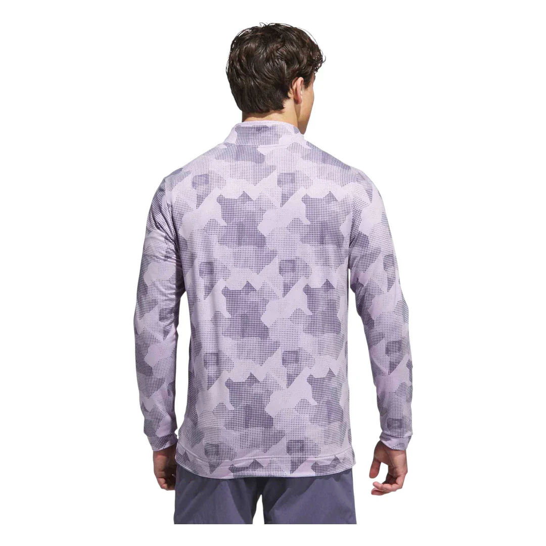 adidas Go-To Print 1/4 Zip Golf Mid Layer JY1949 - Image 3