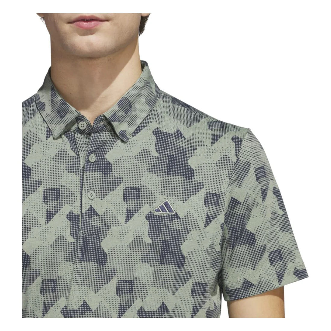 adidas Go-To Print Golf Polo Shirt JF9024 - Image 4