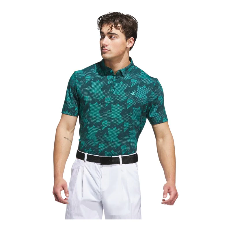 adidas Go-To Print Golf Polo Shirt JY1913 - Image 2