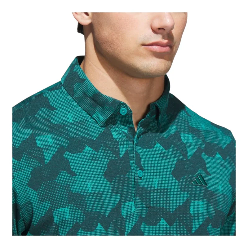 adidas Go-To Print Golf Polo Shirt JY1913 - Image 5