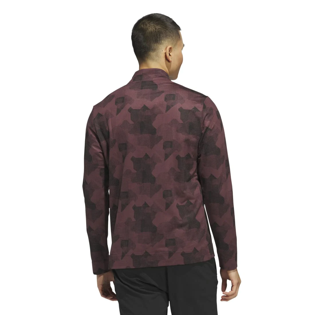 adidas Go-To Printed 1/4 Zip Golf Mid Layer IK3018 - Image 3