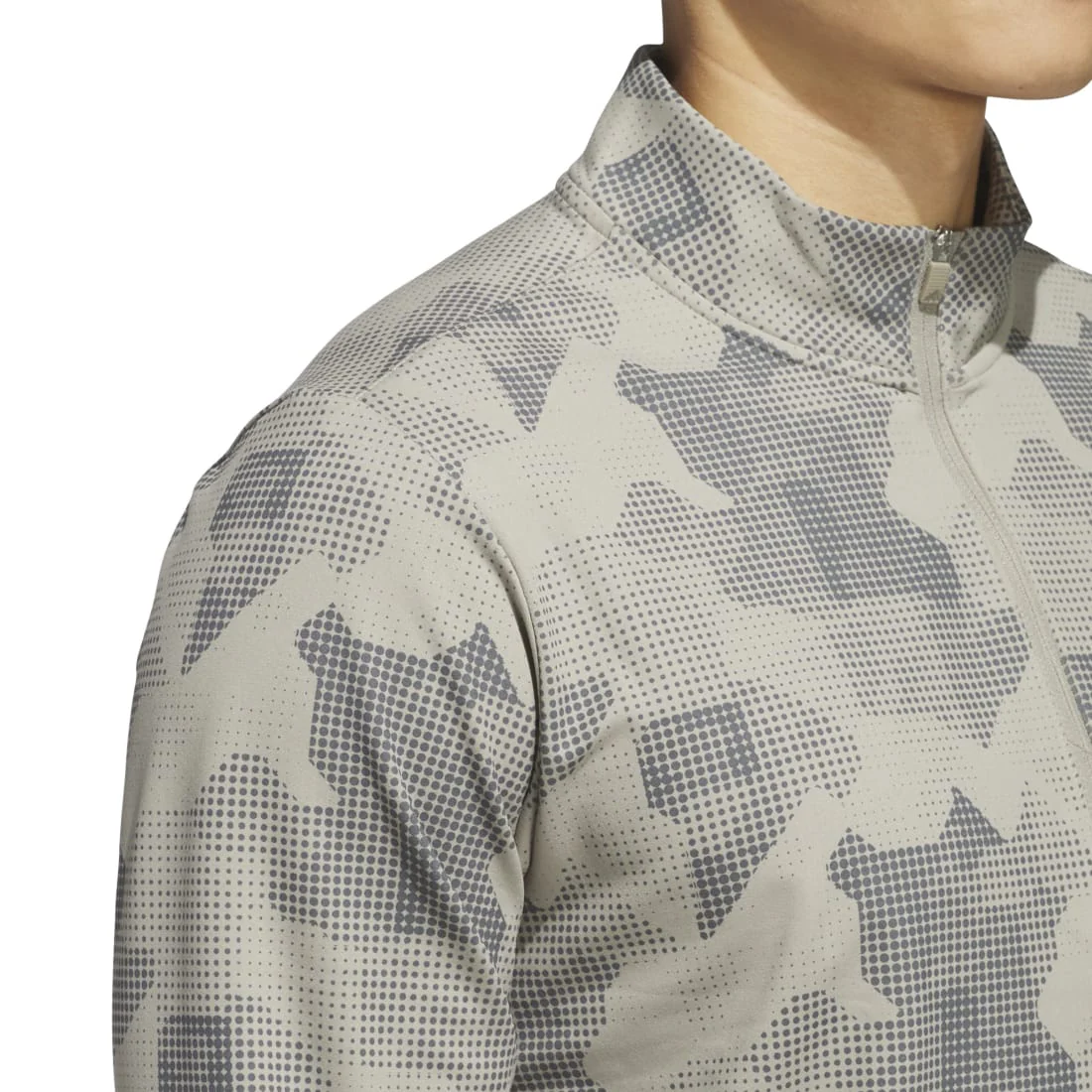 adidas Go-To Printed 1/4-Zip Golf Mid Layer IK3019 - Image 5