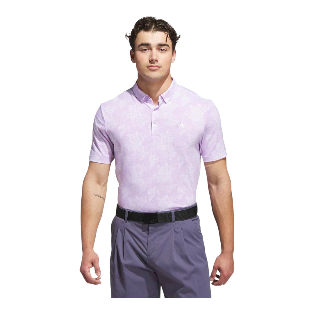 adidas Go-To Printed Golf Polo Shirt JY1914 - Image 2