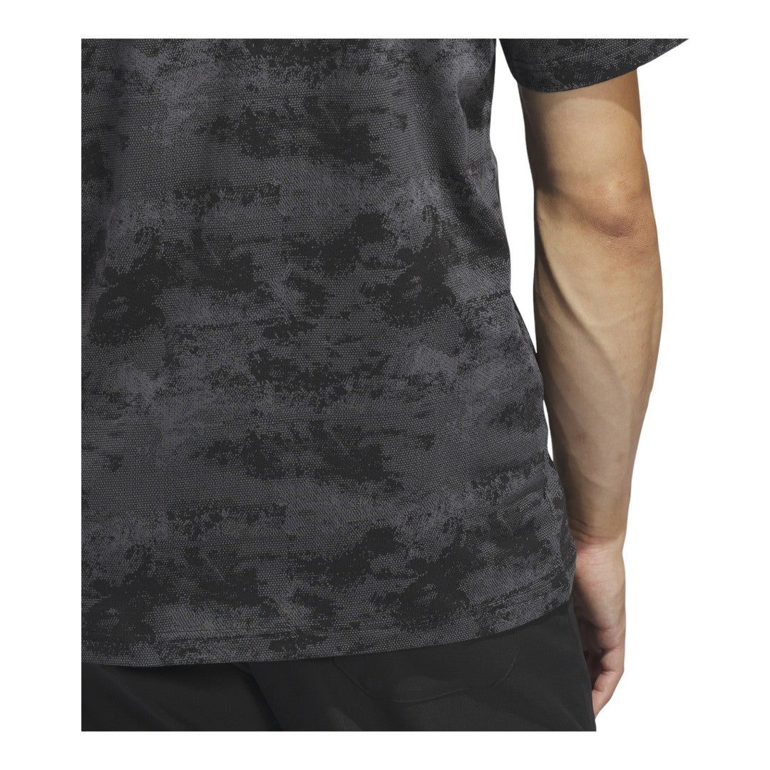 adidas Go-To Printed Mesh Golf Polo Shirt IN6413 - Image 5