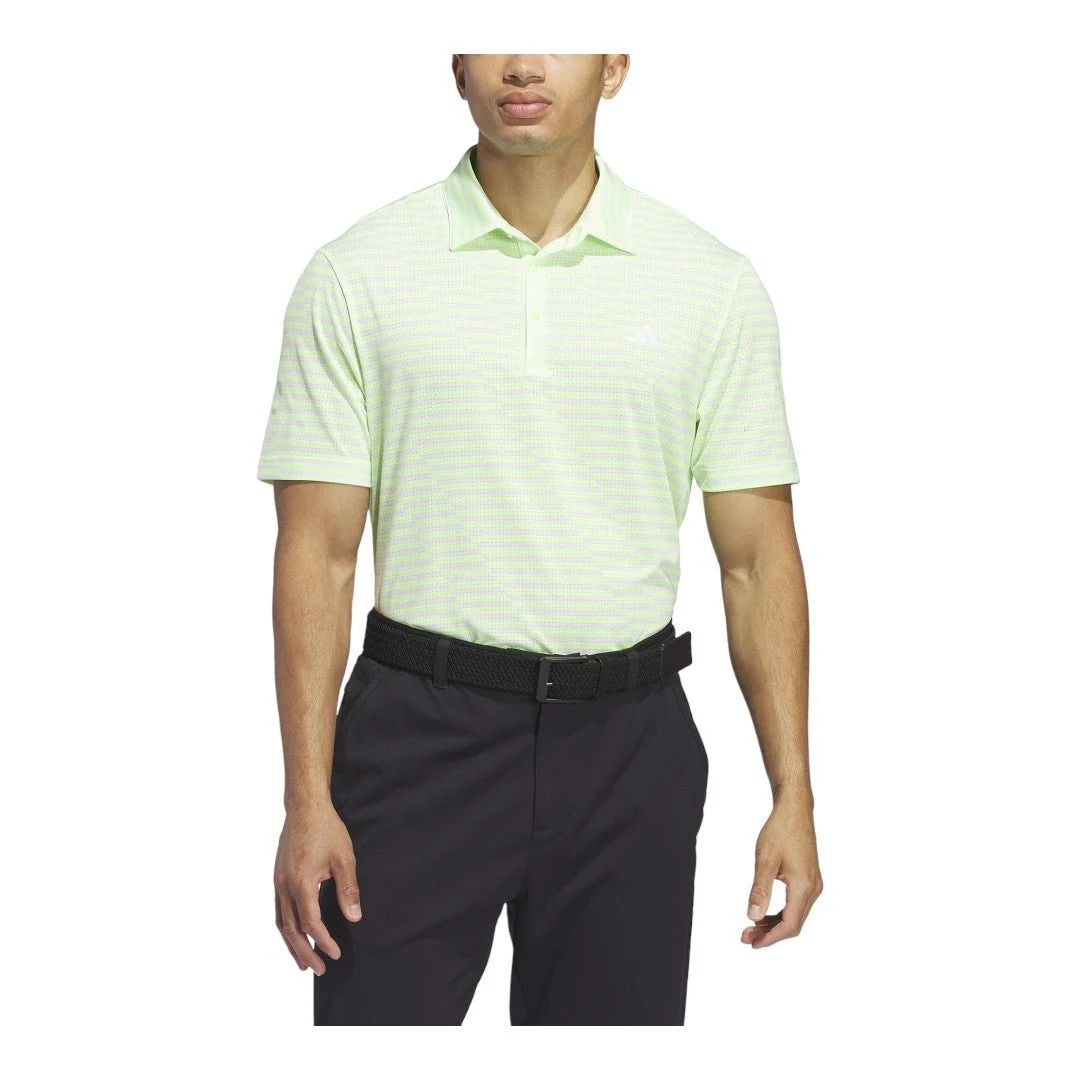 adidas Ultimate365 Mesh Print Golf Polo Shirt IU4391 - Image 2