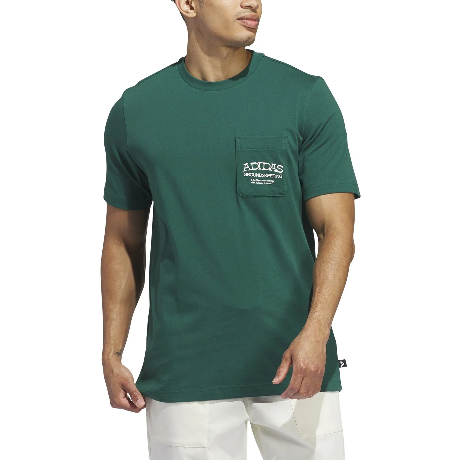 adidas Groundskeeper Graphic Pocket Tee IS3271 - Image 3