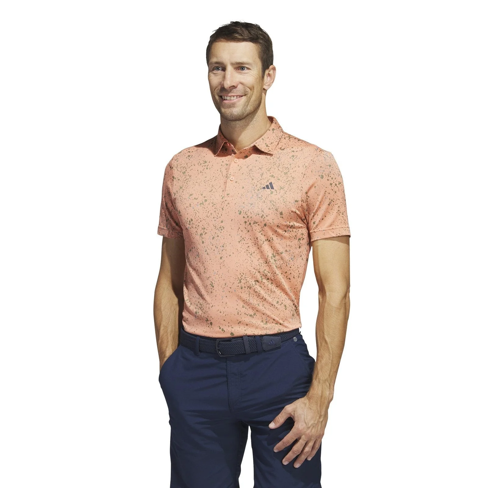 adidas Jacquard Golf Polo Shirt HS1117 - Image 2