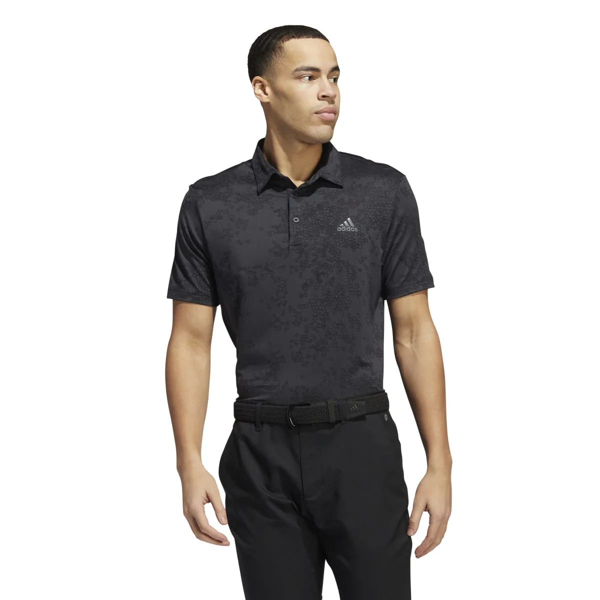 adidas Primegreen Jacquard Golf Polo Shirt HP1916 - Image 2