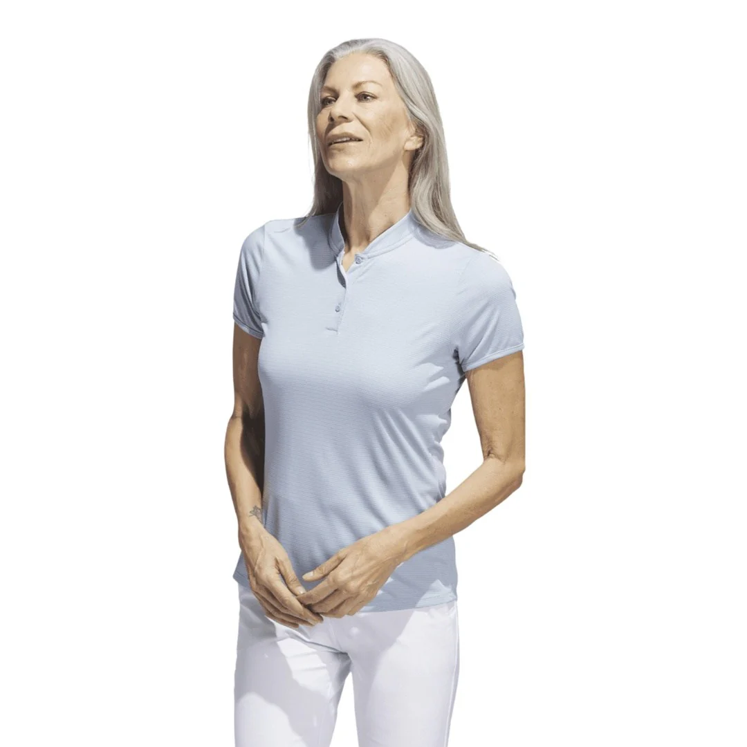 adidas Ladies Essential Dot Golf Shirt HY7167 - Image 2