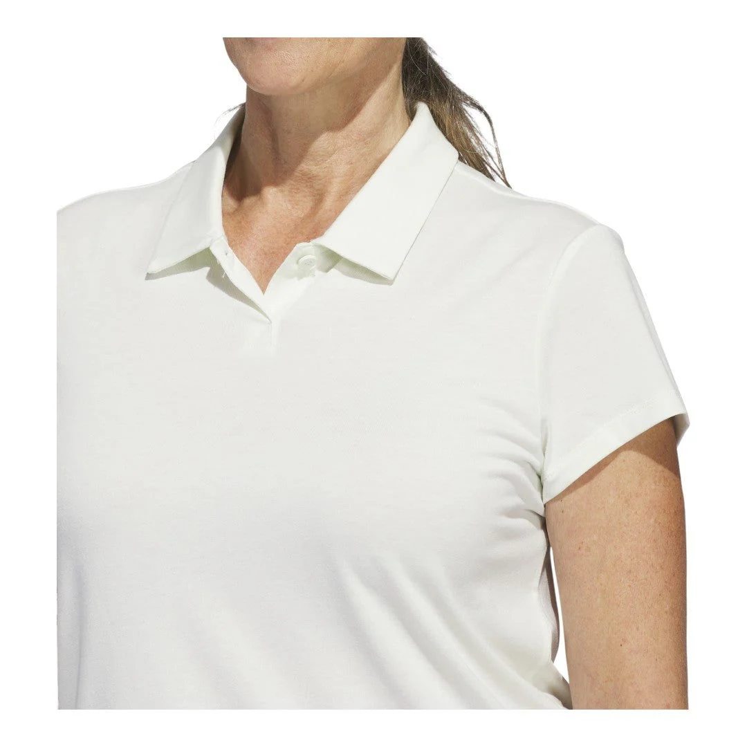 adidas Ladies Go-To Heathered Golf Polo Shirt IP4188 - Image 4