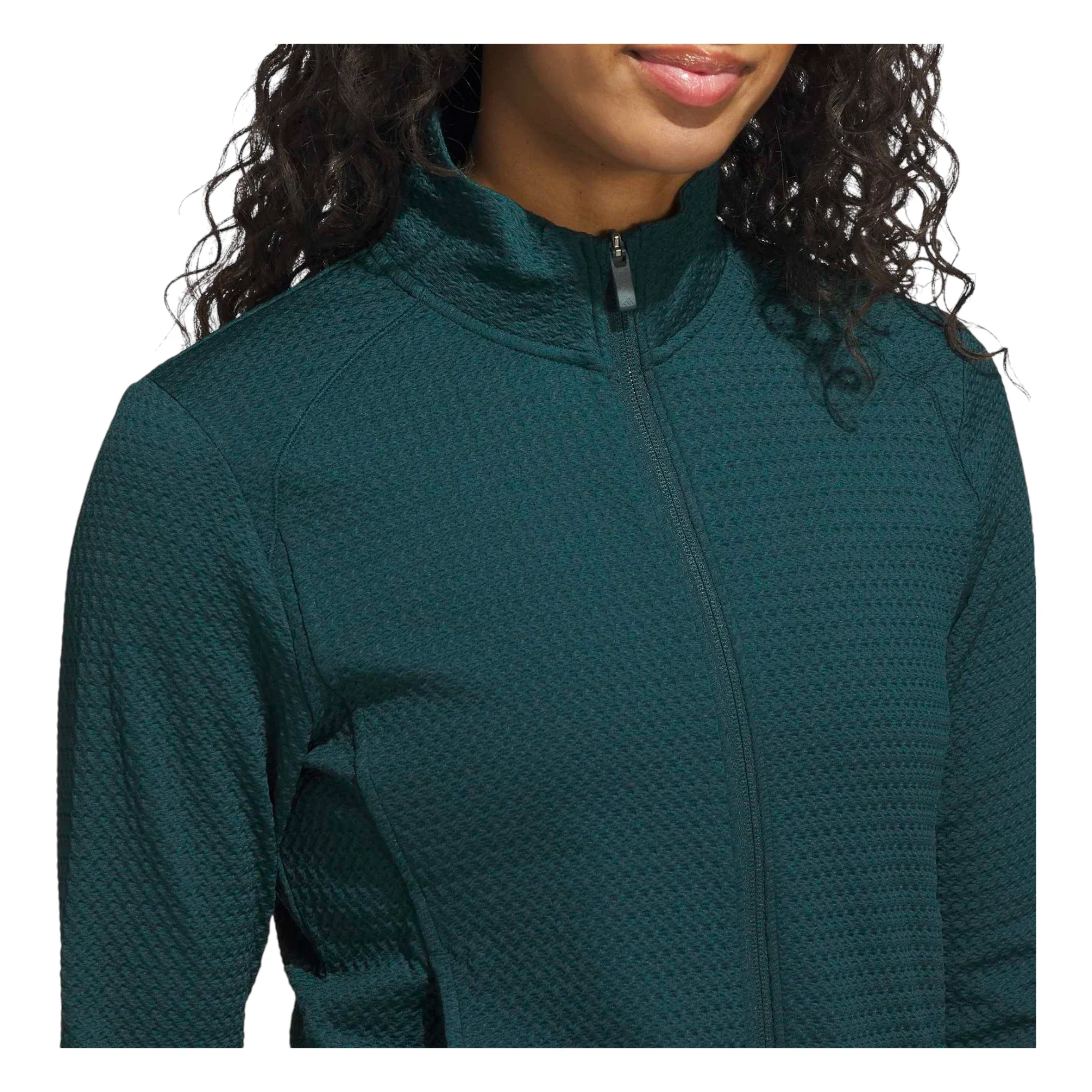 adidas Ladies Lightweight Waffle-Knit Golf Jacket KA5470 - Image 5