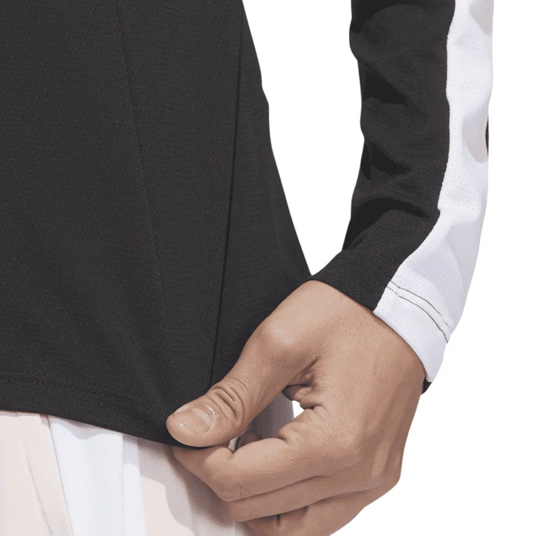 adidas Ladies Made With Nature Mock Neck Long-Sleeve Top IK4384 - Image 5