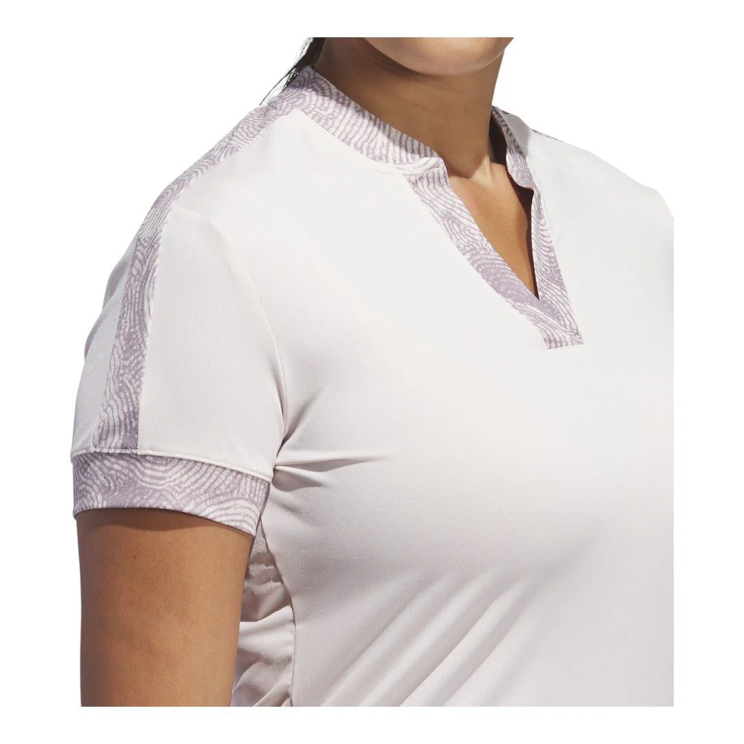 adidas Ladies Printed Golf Polo Shirt IP8688 - Image 4