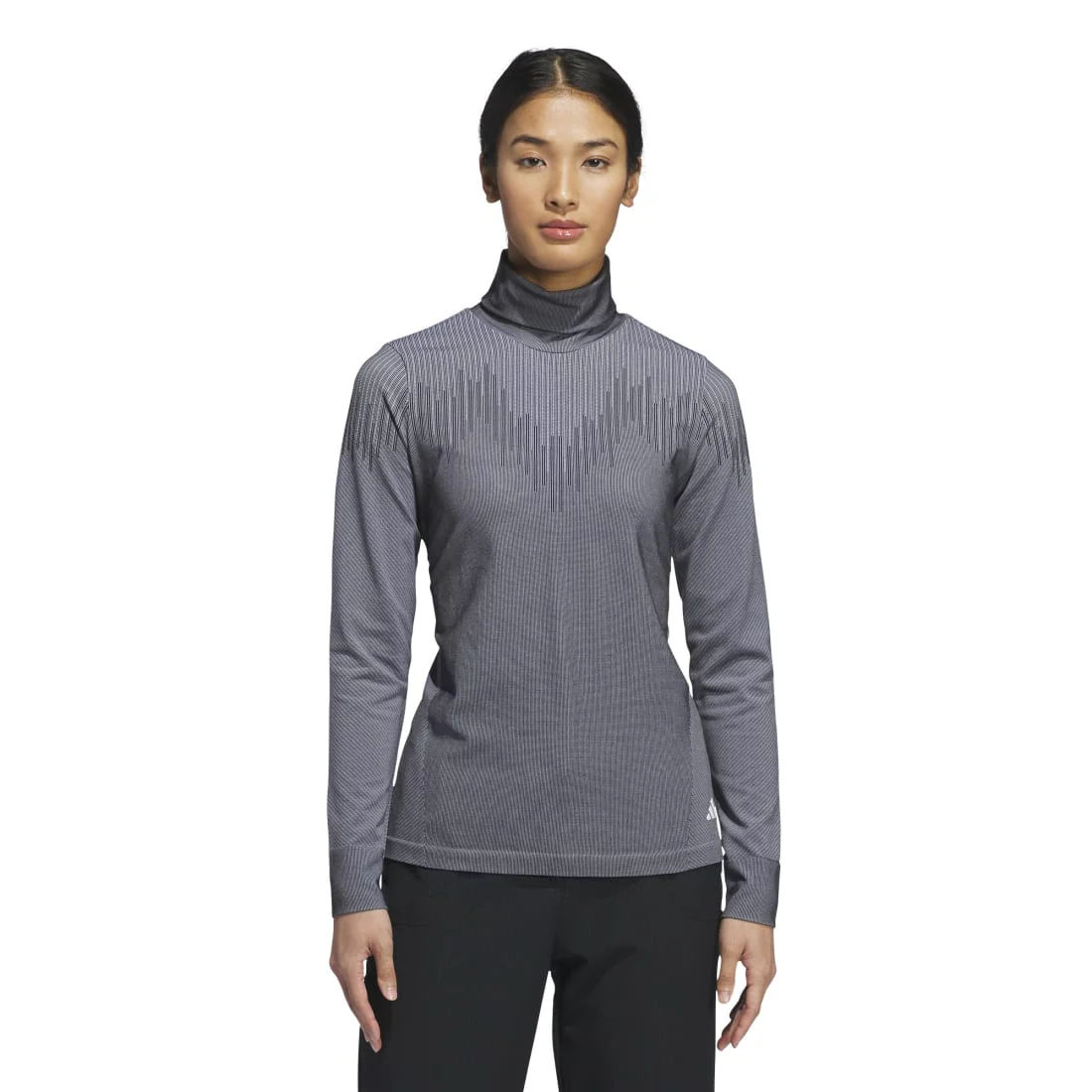 adidas Ladies Ultimate 365 Roll Neck Long Sleeve Golf Pullover IY8756 - Image 2