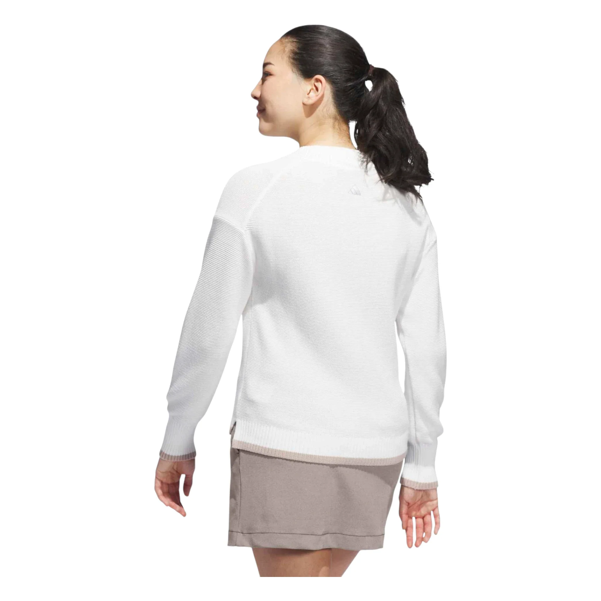 adidas Ladies Ultimate365 Classic Knit Golf Sweater JP3503 - Image 3