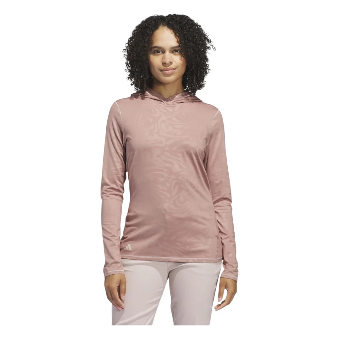adidas Ladies Ultimate365 Emboss Golf Hoodie JE9900 - Image 2