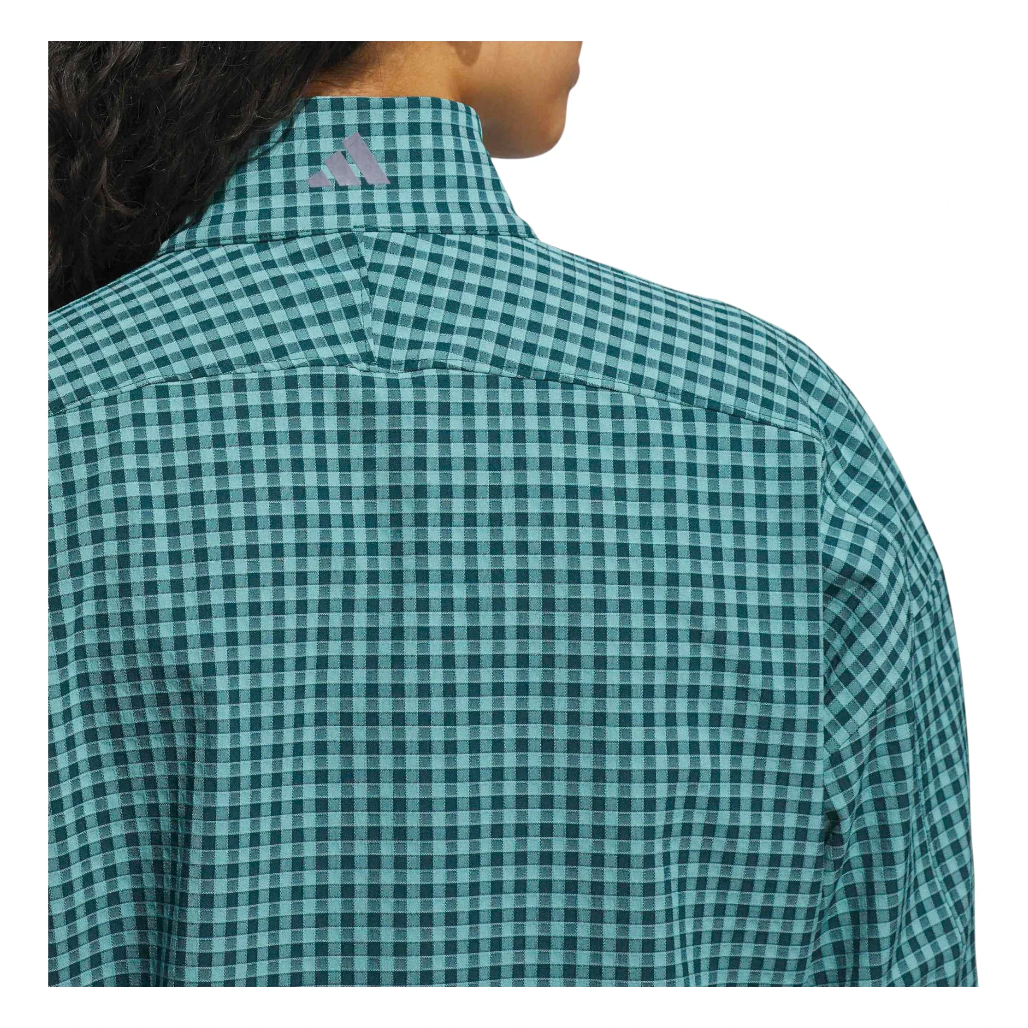 adidas Ladies Ultimate365 Gingham Golf Jacket JN7558 - Image 6