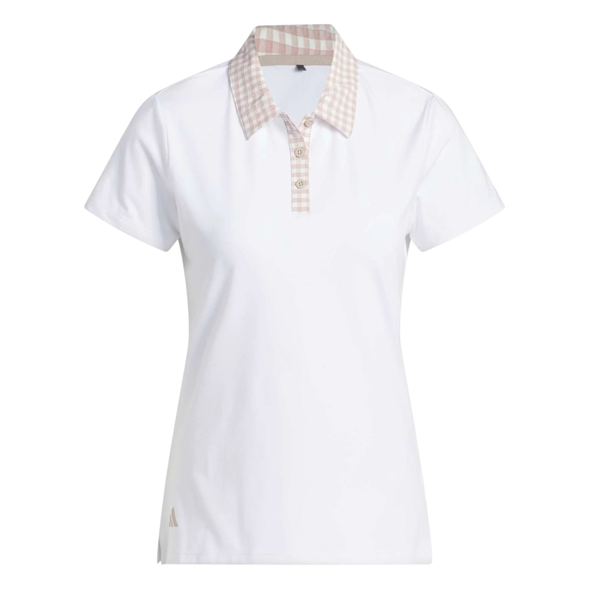 adidas Ladies Ultimate365 Gingham Golf Polo Shirt JN8356