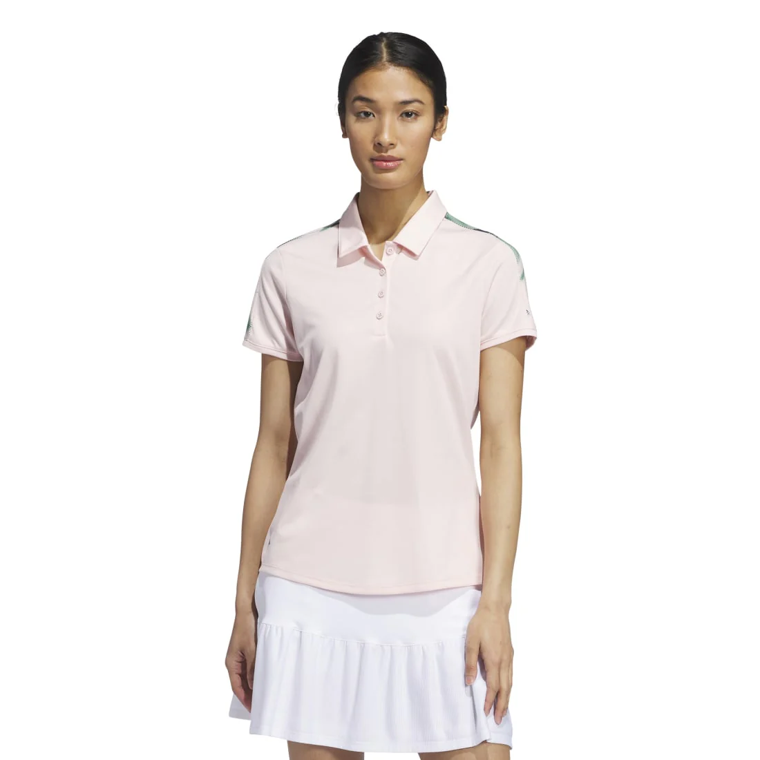 adidas Ladies Ultimate365 Printed Golf Polo Shirt IZ1350 - Image 2