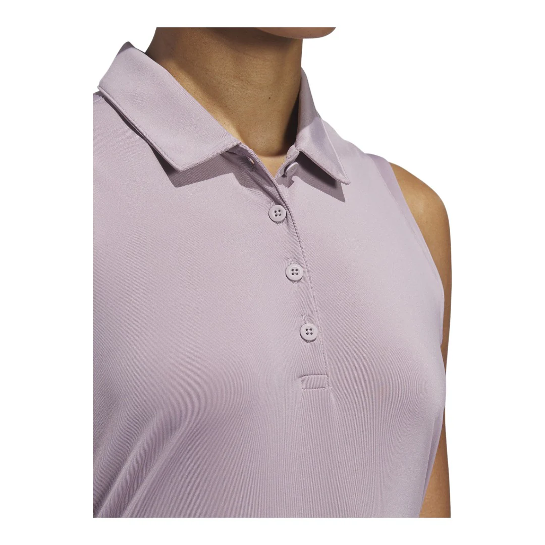 adidas Ladies Ultimate S/L Golf Polo Shirt IP8685 - Image 4