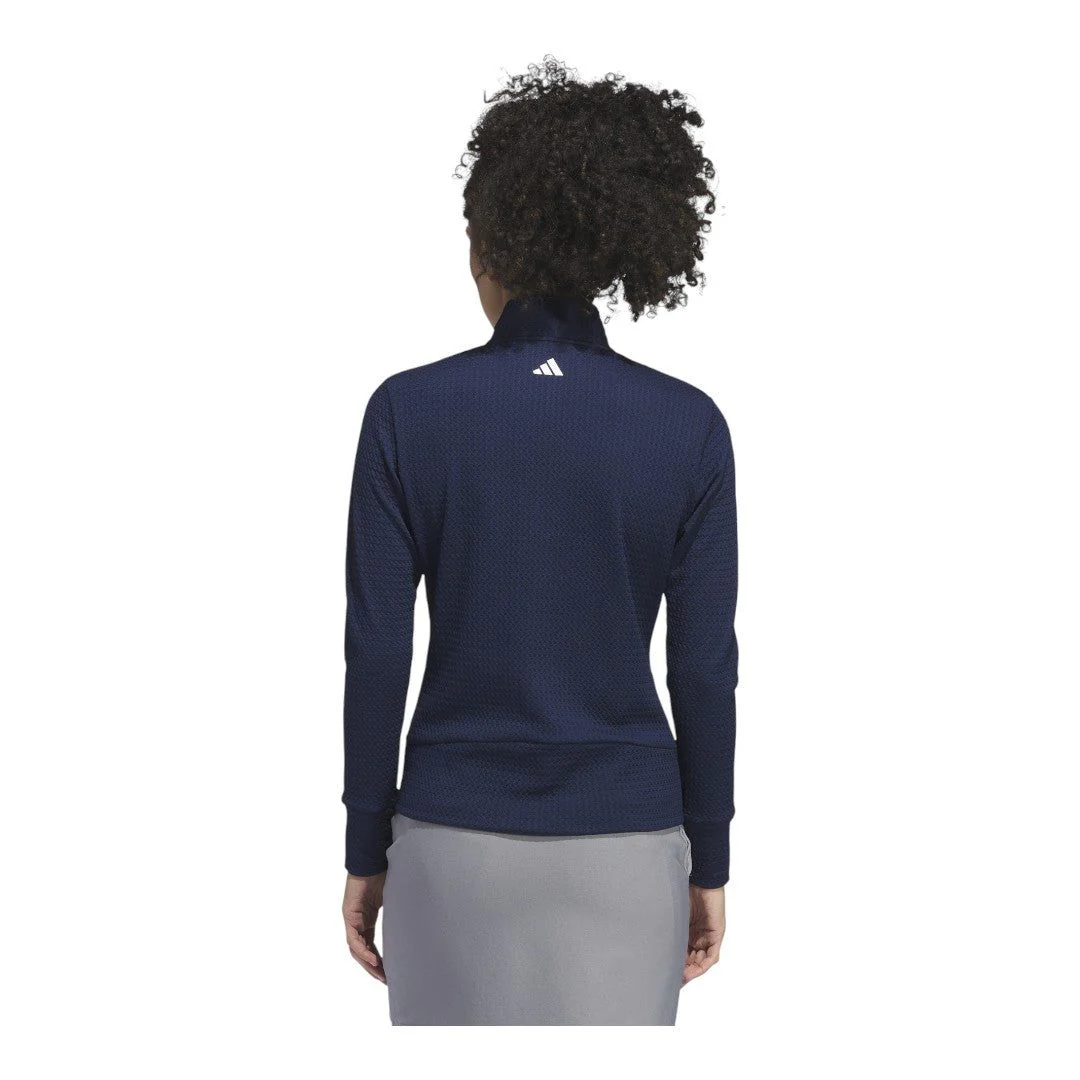adidas Ladies Ultimate365 Textured Golf Mid Layer IP4265 - Image 3