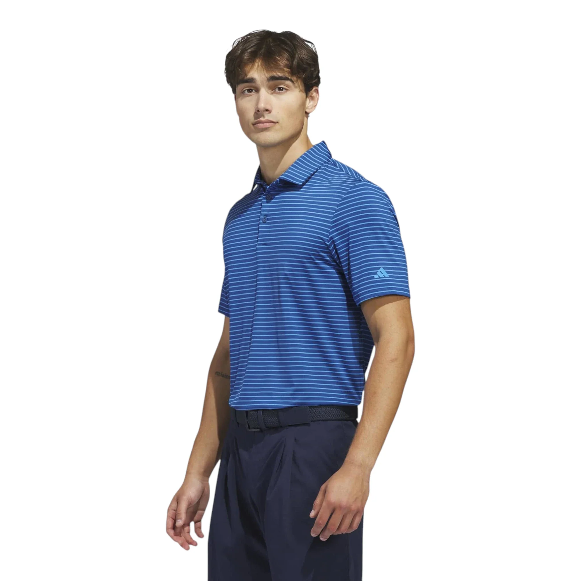 adidas Performance Stripe Golf Polo Shirt JY5432 - Image 3