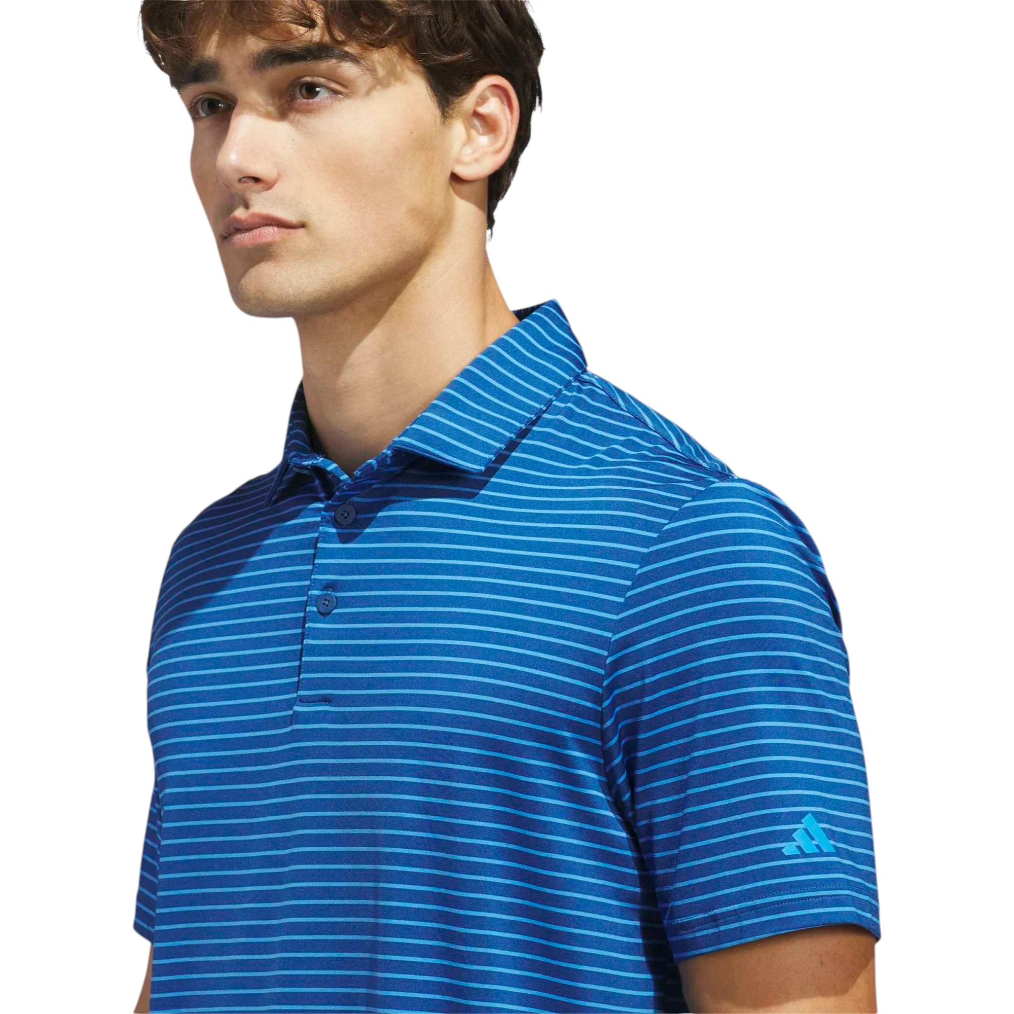 adidas Performance Stripe Golf Polo Shirt JY5432 - Image 6