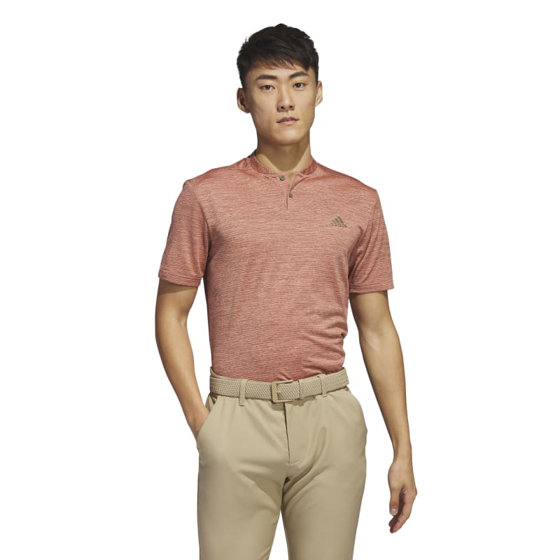 adidas Primegreen Texture Stripe Golf Polo Shirt HR9069 - Image 2