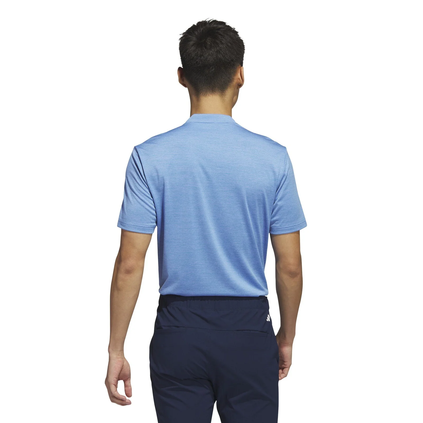 adidas Primegreen Texture Stripe Golf Polo Shirt HR9071 - Image 3