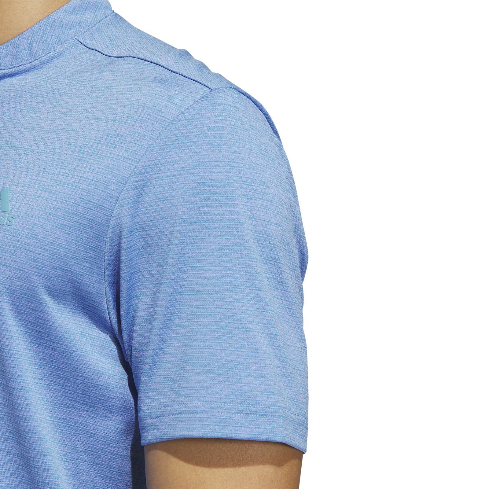 adidas Primegreen Texture Stripe Golf Polo Shirt HR9071 - Image 4