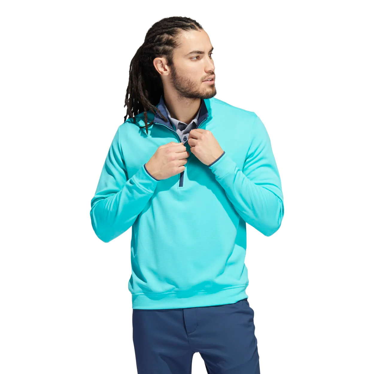 adidas Primegreen UPF Lightweight 1/4 Zip Golf Pullover H56800 - Image 2