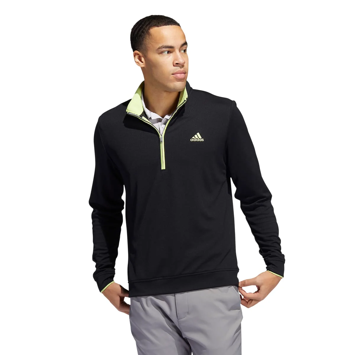 adidas Primegreen UPF Lightweight 1/4 Zip Golf Pullover H56801 - Image 2