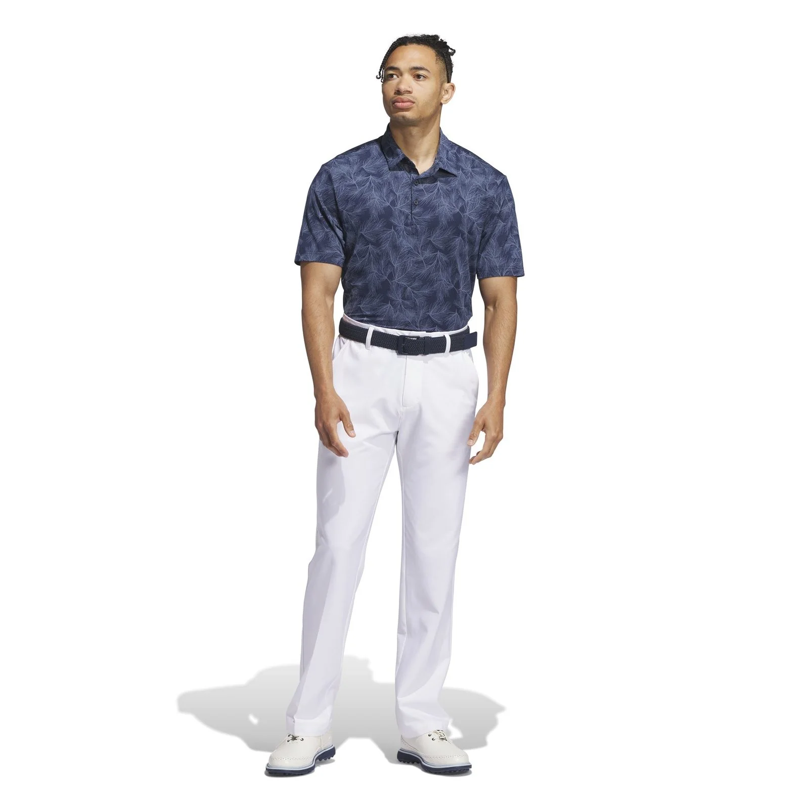 adidas Ultimate 365 Pine Print Golf Polo Shirt IL0568 - Image 5