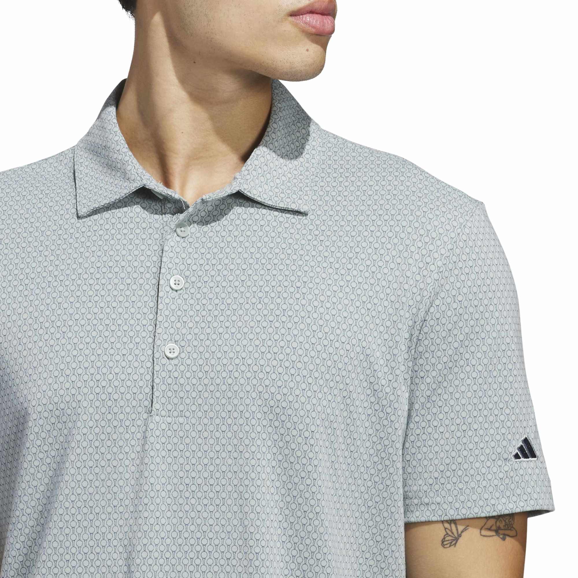 adidas Ultimate + Go To Print Golf Polo Shirt KF0111 - Image 4
