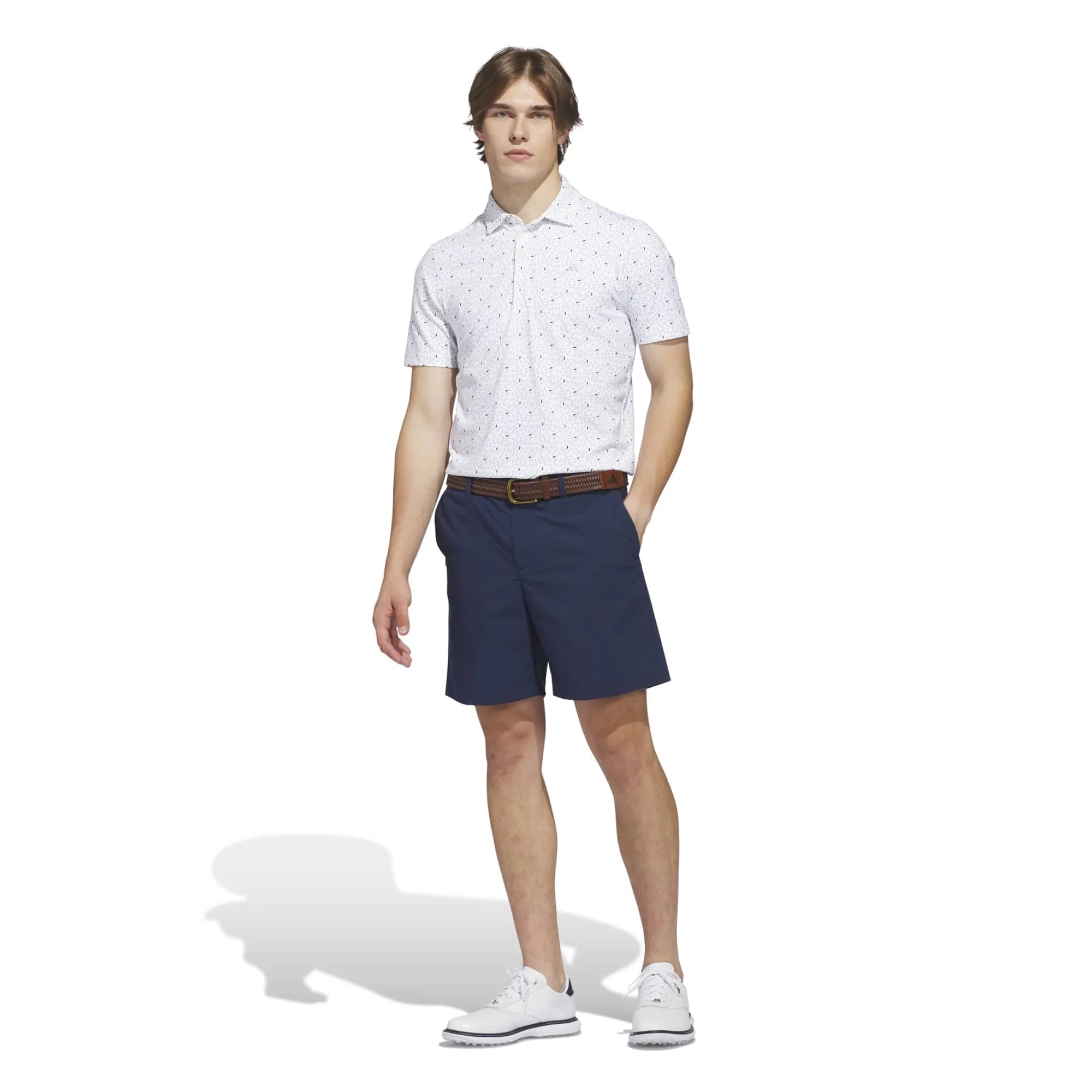 adidas Ultimate + SFT Print LC Golf Polo Shirt KE8343 - Image 2
