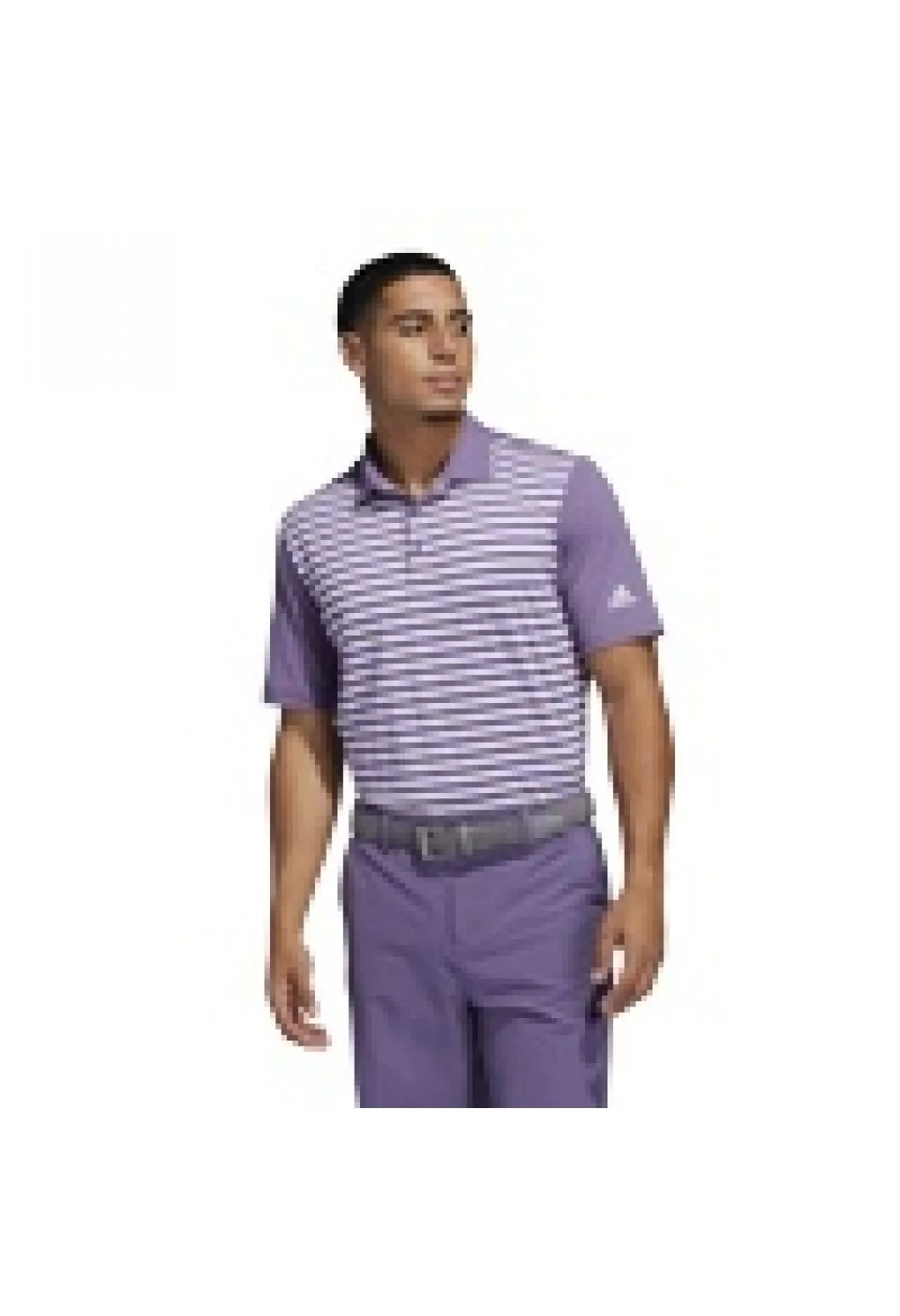adidas Ultimate365 3-Colour Stripe Golf Shirt FJ9967 - Image 4